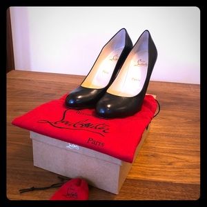 Black Christian Louboutin Pumps-size 10.5 (US 9.5)